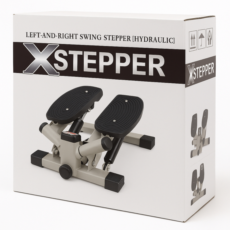 Большой поворотный степпер DFC X-STEPPER с эспандерами