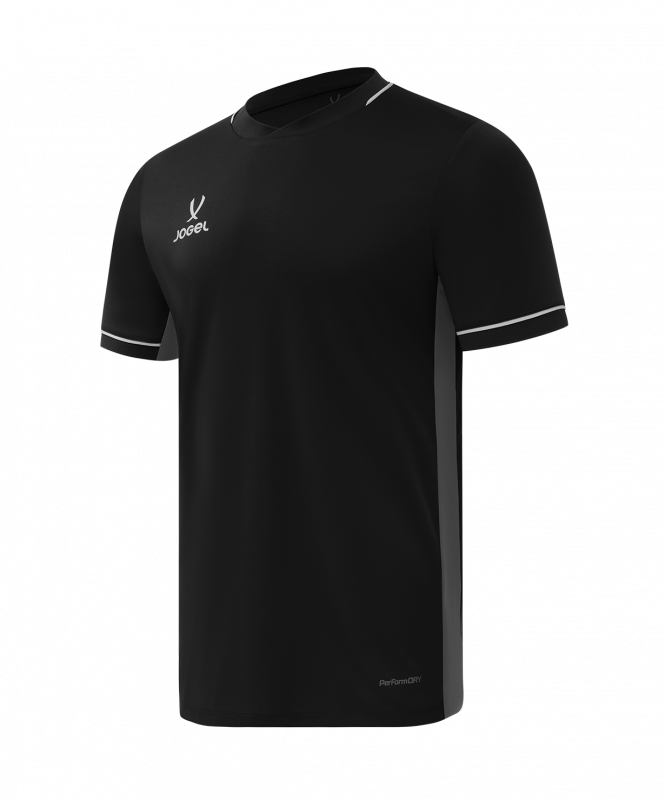 Футболка игровая JOGEL DIVISION PerFormDRY Element Jersey 26, черный, детский, размер YM ЦБ-00008045