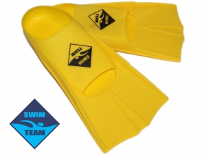Ласты для бассейна размер 36-38 SWIM TEAM TE-2737-1 (жёлтый)