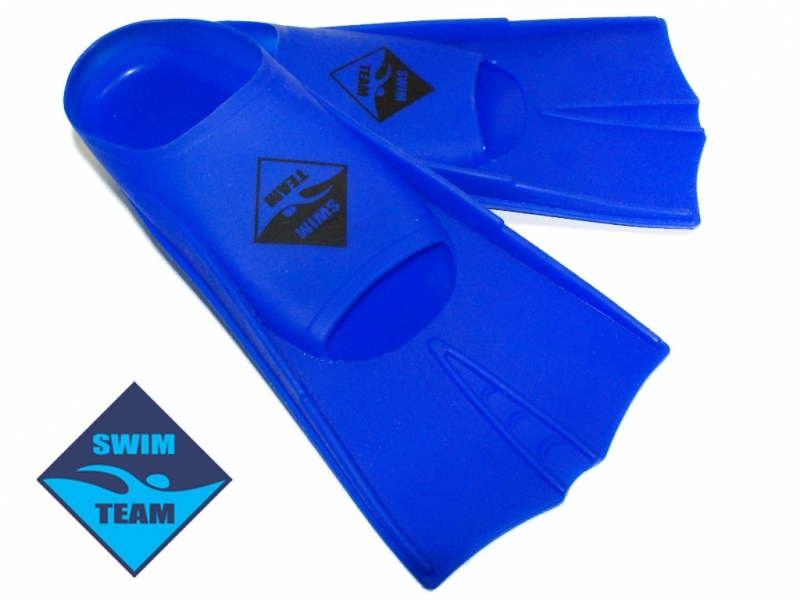 Ласты для бассейна размер 42-44 SWIM TEAM TE-2737-1 (голубой)