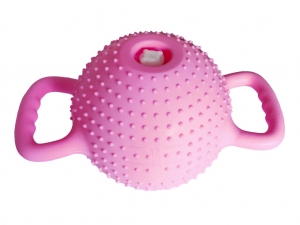 Гиря для пилатеса с шипами водоналивная. YJ-COC-M (розовый)