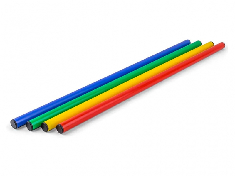 Гимнастическая пластиковая палка Дельта-фитнес 110 см диаметр 22 мм