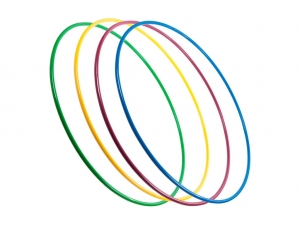 Обруч пластмассовый. Диаметр 70 см. Продажа упаковками. В упаковке 10 шт. АР