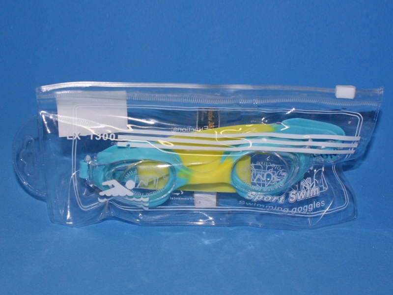 Очки для плавания LX-1300 (Сине-жёлтые - Г+Ж)