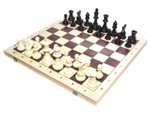 Шахматы гроссмейстерские с пластиковыми фигурами Р420-3