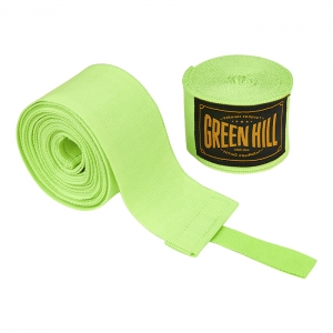 боксерские бинты Flexfit лайм Green Hill THBHW-11 3 м
