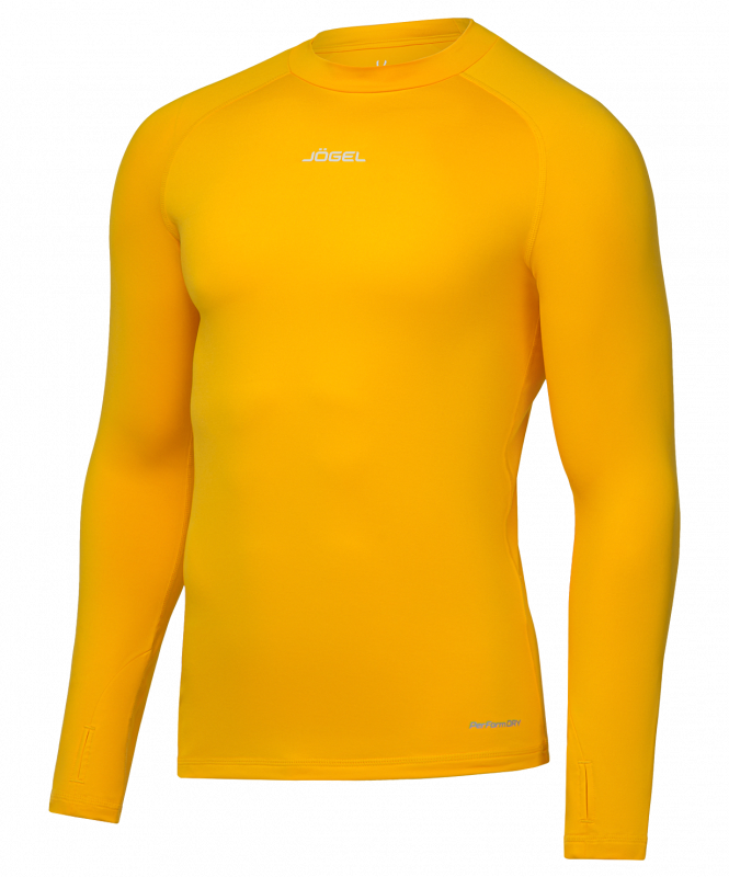 Джемпер компрессионный утепленный CAMP PerFormDRY Baselayer Top Warm, желтый, размер XL, JÖGEL ЦБ-00004057