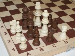 Фигуры шахматные деревянные 2.5"-2