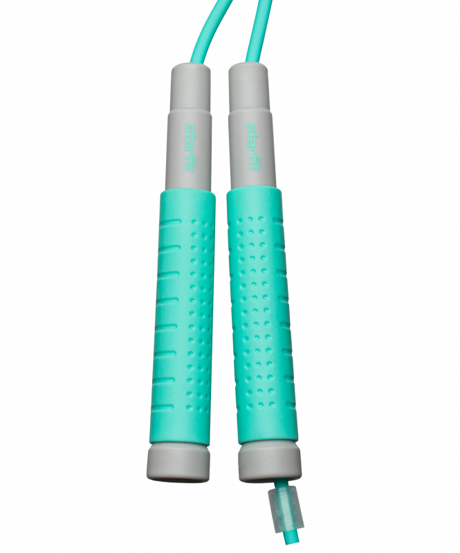 Скакалка RP-401, c силиконовыми ручками, 3 м, мятный, Starfit ЦБ-00002557