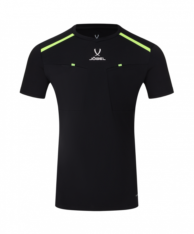 Футболка судейская DIVISION PerFormDRY Referee Tee, черный, размер L, JÖGEL ЦБ-00004993