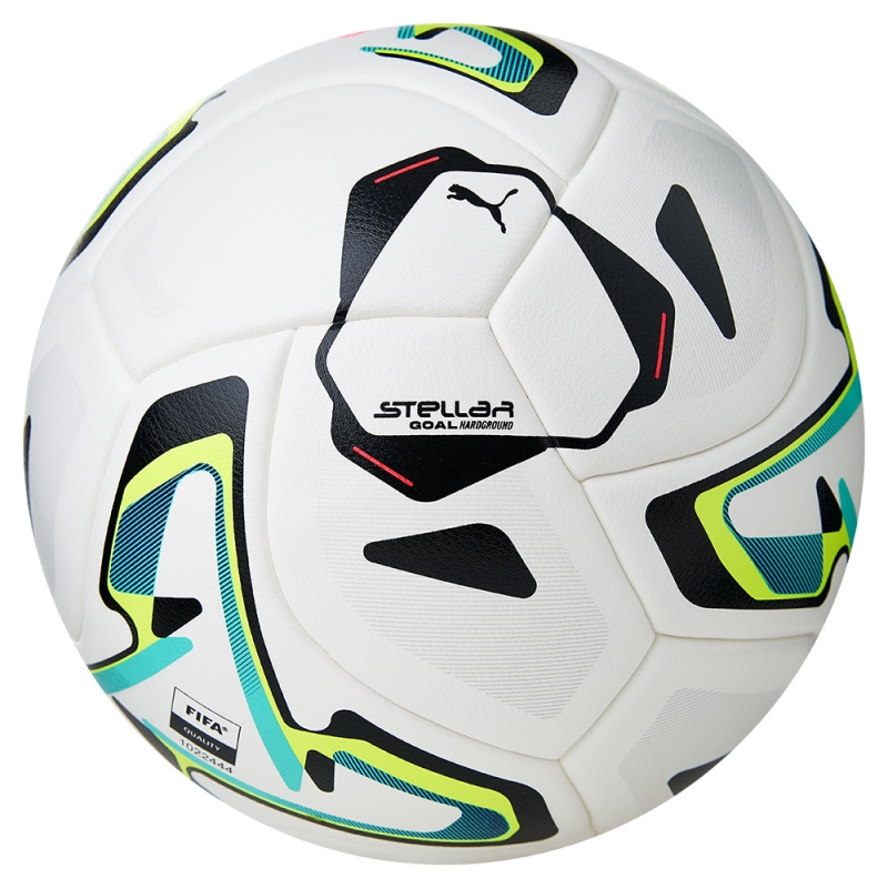 Мяч футб. PUMA Stellar Goal Hardground, 08533001, размер 5, FIFA, 16п, ТПУ, термосш, мультикол
