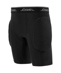 Шорты вратарские с защитой ScalePad Goalkeeper Shorts, черный, размер L, Jögel ЦБ-00004472
