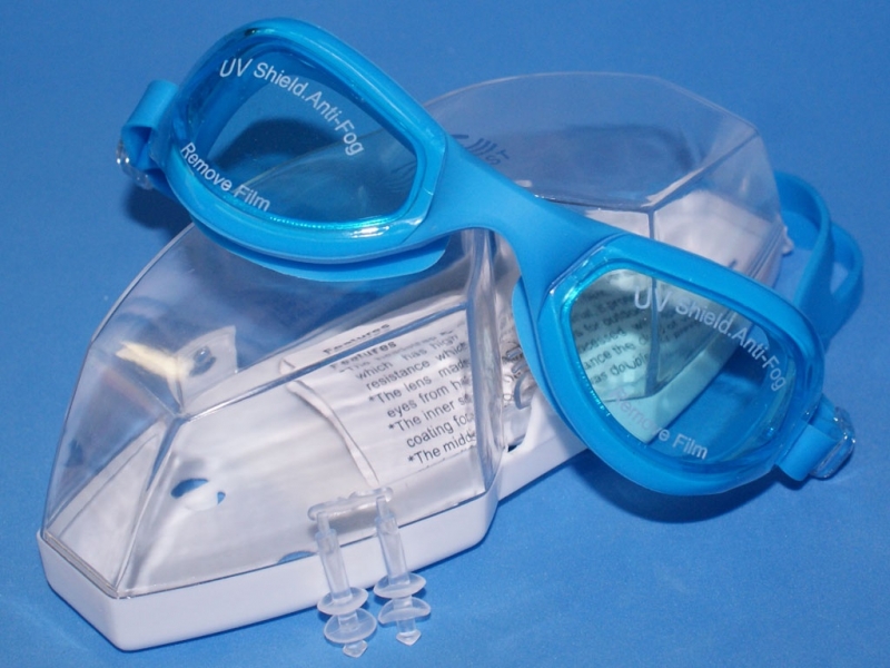 Очки для плавания BL-6900 (Голубые - Г+)
