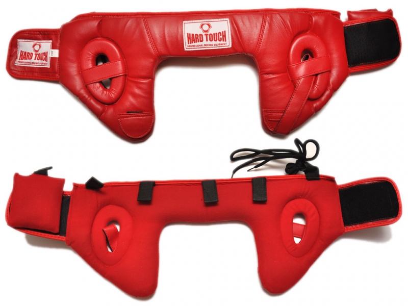 Шлем боксёрский открытый red S