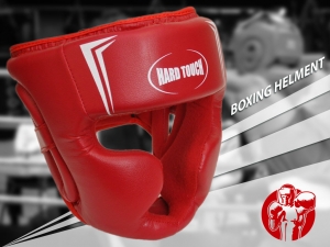 Шлем боксёрский закрытый red XL