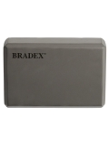 Блок для йоги серый BRADEX SF 0407