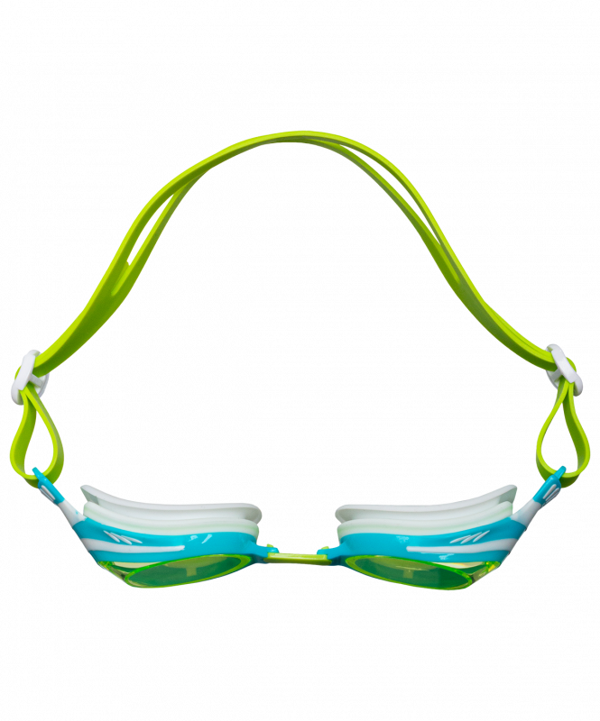 Очки для плавания 25DEGREES Poseidon Blue/Lime, детский, размер Б/Р ЦБ-00002890