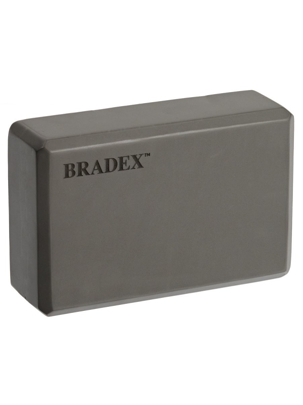 Блок для йоги серый BRADEX SF 0407