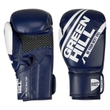 Боксерские перчатки UNIQUE сине-белые Green Hill BGU-2308 12oz