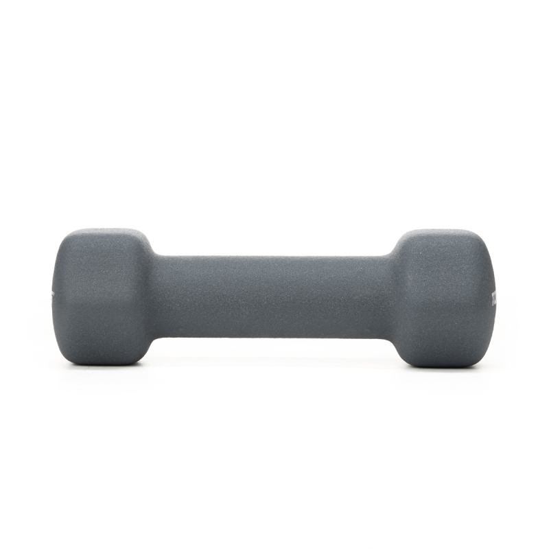 Гантель TORRES 1 кг, PL522501, металл в неопреновой оболочке, форма шестигранник, серый