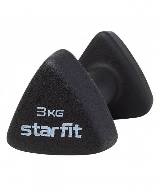 Гантель неопреновая STARFIT DB-205 3 кг, черный УТ-00020461