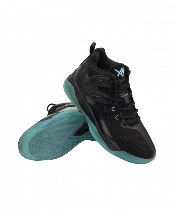 Кроссовки баскетбольные X1, Black/blue, размер 46, JÖGEL ЦБ-00003516