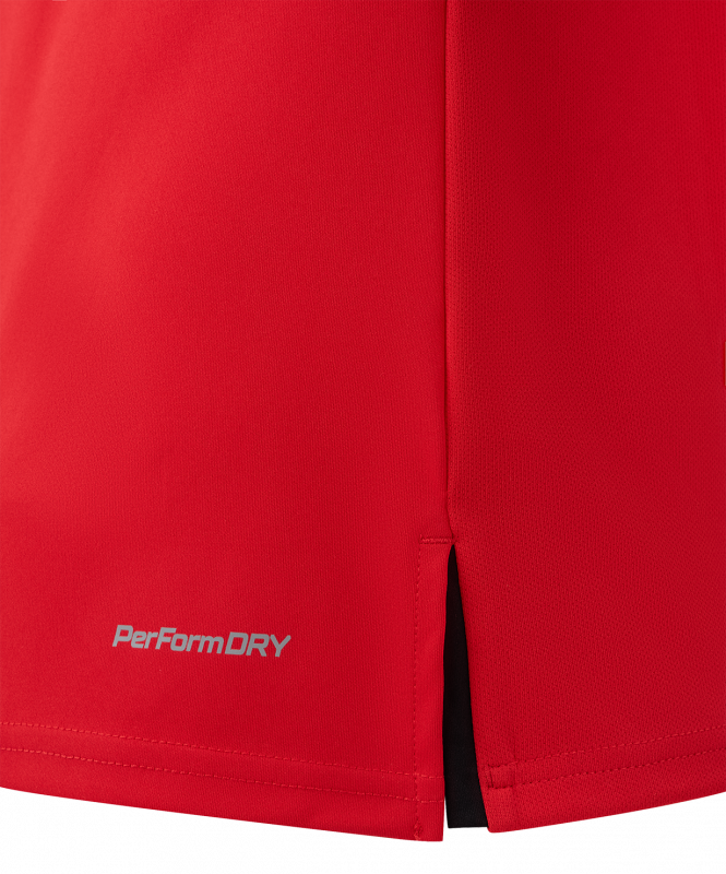 Футболка судейская с длинным рукавом DIVISION PerFormDRY Referee LS Tee, красный, размер S, JÖGEL ЦБ-00004995