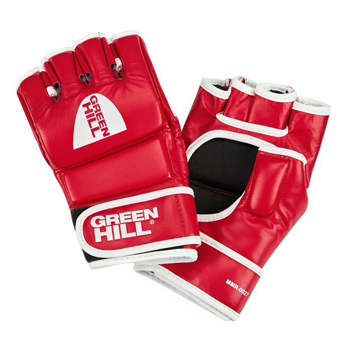 Перчатки MMA CAGE красные Green Hill MMR-0027 S