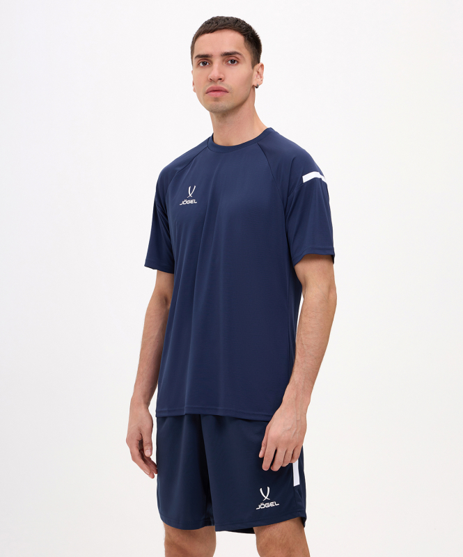 Футболка тренировочная CAMP 2 Training Poly Tee, темно-синий, размер YL, Jögel ЦБ-00003418
