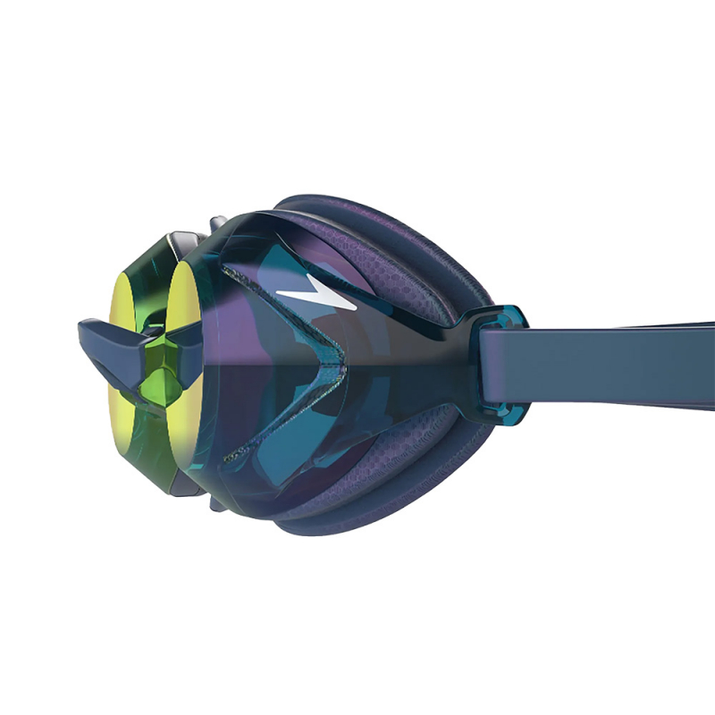 Очки для плав.подр. SPEEDO Vanquisher 3.0 Mirrored JR, 8-00494317966, ЗЕРКАЛЬНЫЕ линзы, синяя оправа