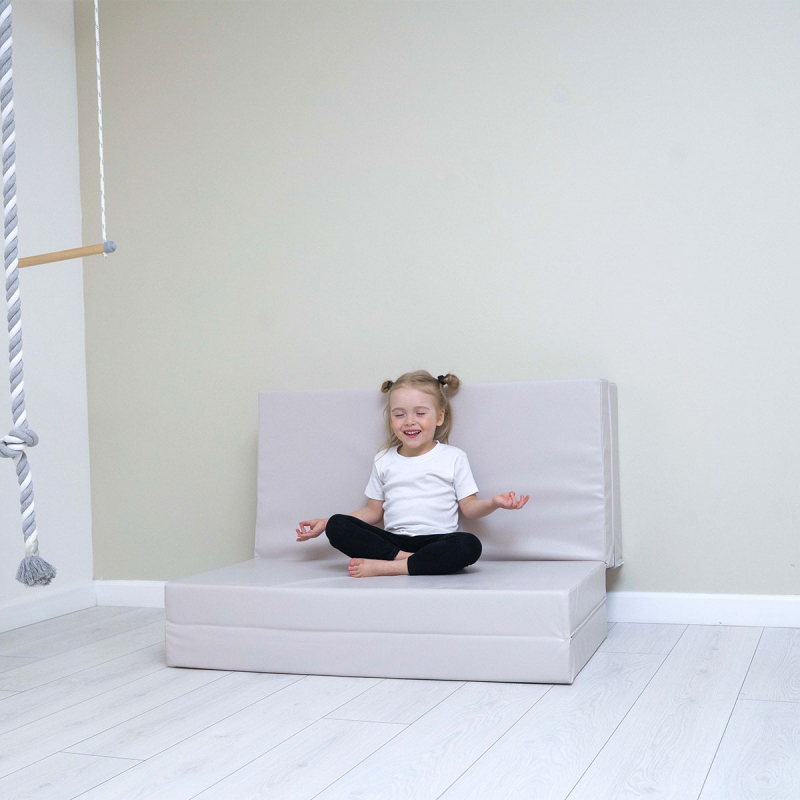 Мат (мягкий щит) Romana 2000*1000*100, в 4 сложения (желтый)