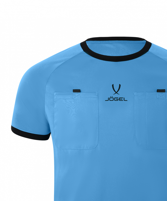 Футболка судейская JOGEL Referee tee, голубой, размер S ЦБ-00009015