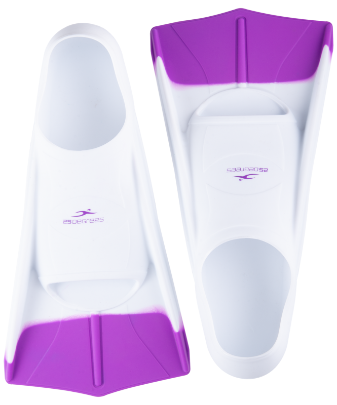 Ласты тренировочные Pooljet White/Purple, L, 25Degrees