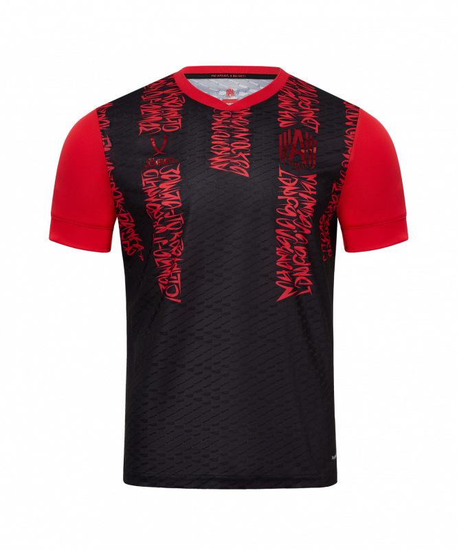 Футболка игровая JOGEL AMKAL PerFormDRY Jersey, черный/красный, размер XS ЦБ-00004457