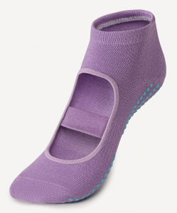 Носки для йоги SW-220, фиолетовый пастель, 1 пара, Starfit