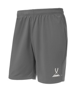 Шорты тренировочные без карманов JÖGEL PREMIER PerFormDRY Training Shorts, темно-серый, размер L ЦБ-00004901