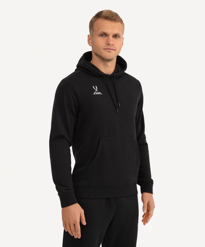 Худи ESSENTIAL Cotton Hoodie, черный, размер L, JÖGEL ЦБ-00004773