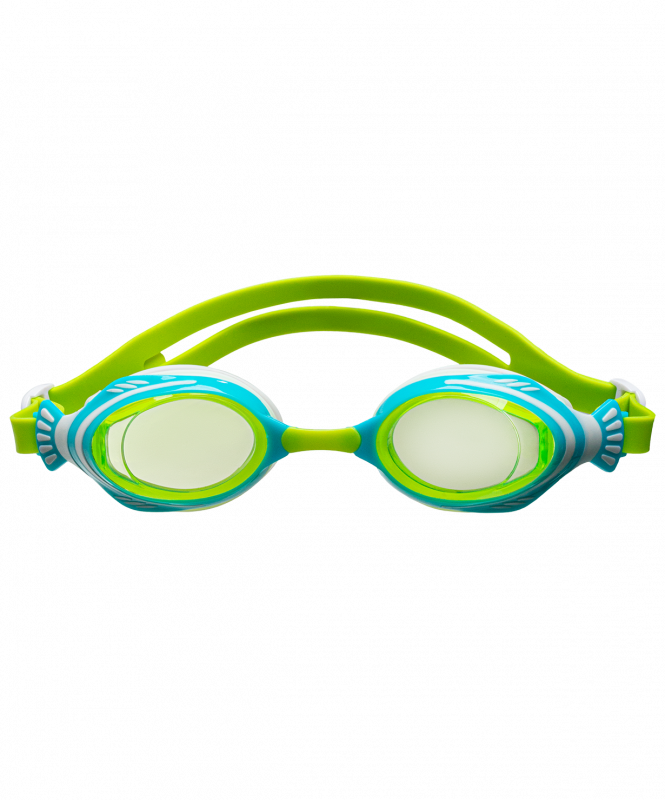 Очки для плавания 25DEGREES Poseidon Blue/Lime, детский, размер Б/Р ЦБ-00002890
