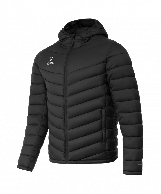 Куртка утепленная JOGEL ESSENTIAL PerFormPROOF Light Padded Jacket, черный, детский, размер YM ЦБ-00005371