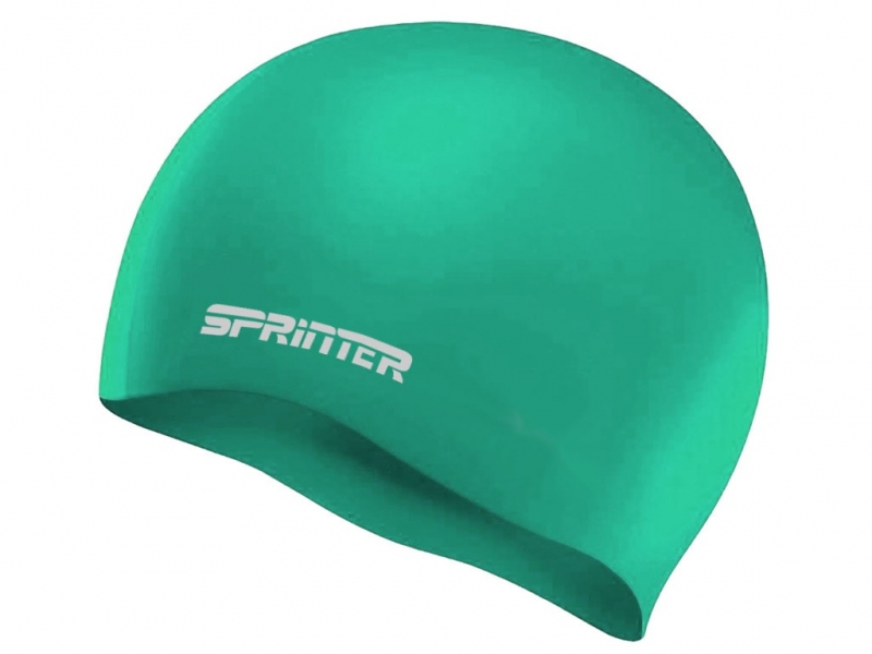 Шапочка для плавания SPRINTER однотонная SH (Зелёный)