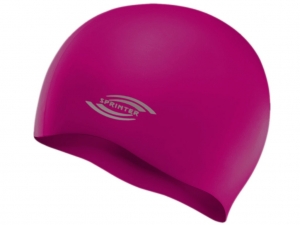 Шапочка для плавания SPRINTER однотонная SH (Розовый)
