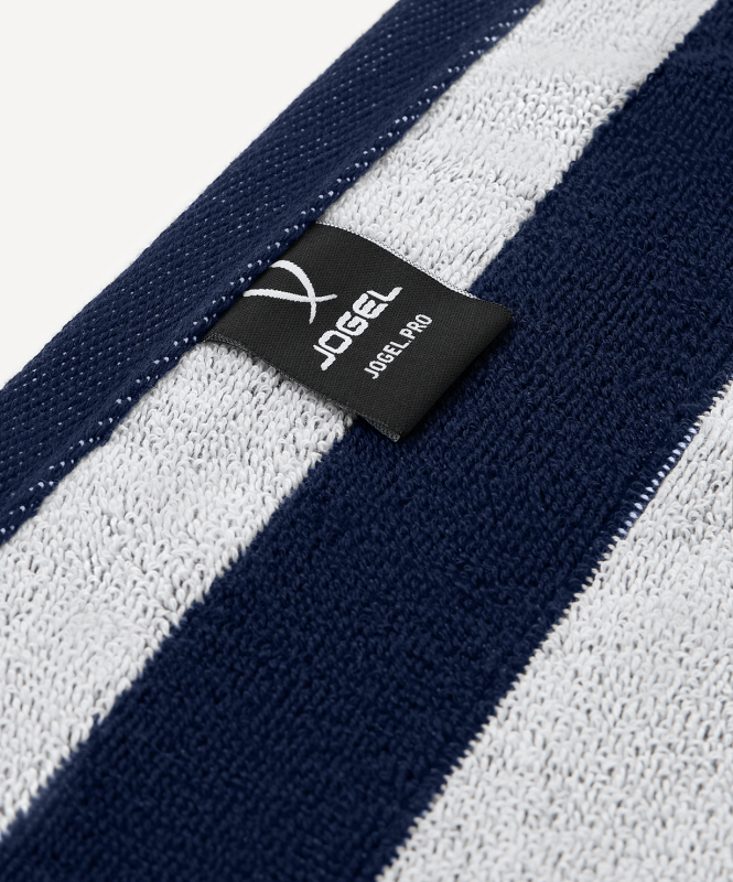 Полотенце спортивное JOGEL ESSENTIAL Towel L, 70х140, темно-синий/белый, размер Б/Р ЦБ-00004143