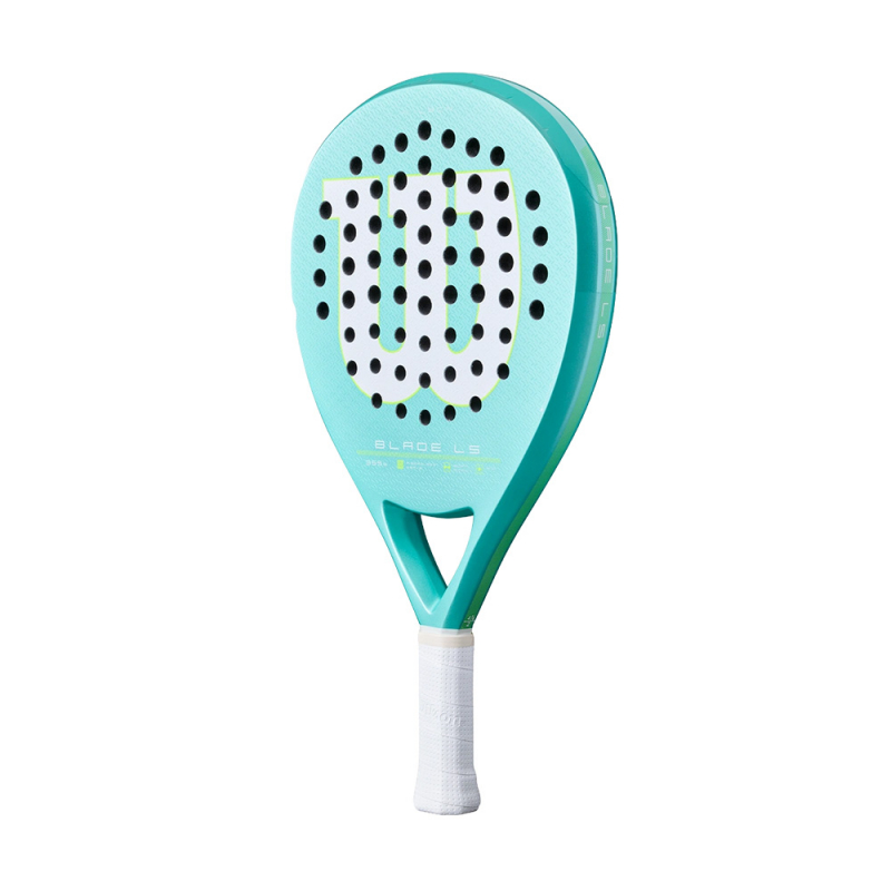 Ракетка для падела WILSON Blade LS V4, WR203711U2, для игроков средн.уровня, стекловолокно, бирюзовый