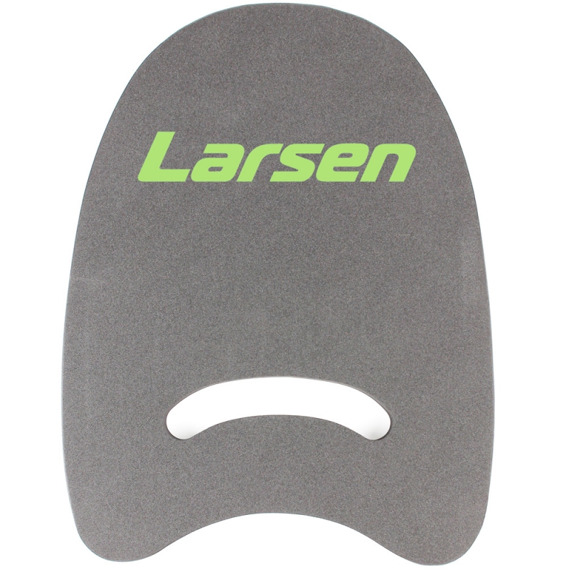 Доска для плавания AquaFitness Larsen YP-07 (цельный материал) графит/лайм