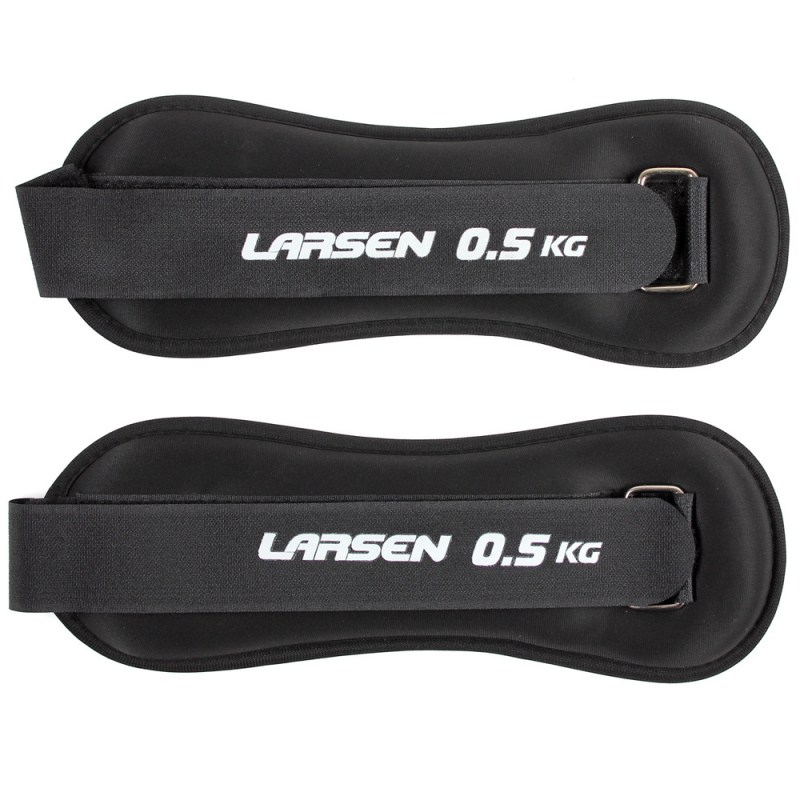 Утяжелители для рук и ног Larsen ECE 071 2 х 0.5 кг black