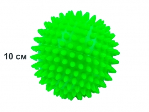 Мяч массажный. Диаметр 10 см. Вес 70 г. (зелёный)