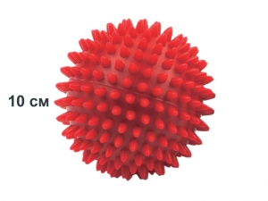 Мяч массажный. Диаметр 10 см. Вес 70 г. (красный)