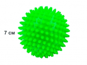 Мяч массажный. Диаметр 7 см. Вес 35 г. (зелёный)
