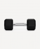 Гантель гексагональная DB-301PRO 8 кг, обрезиненная, черный, Starfit ЦБ-00003801