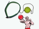 Эспандер FIGHT BALL (боевой мяч) для развития точности удара, скорости реакции и координации, предназначен для спортсменов боевых видов спорта. (03-40)